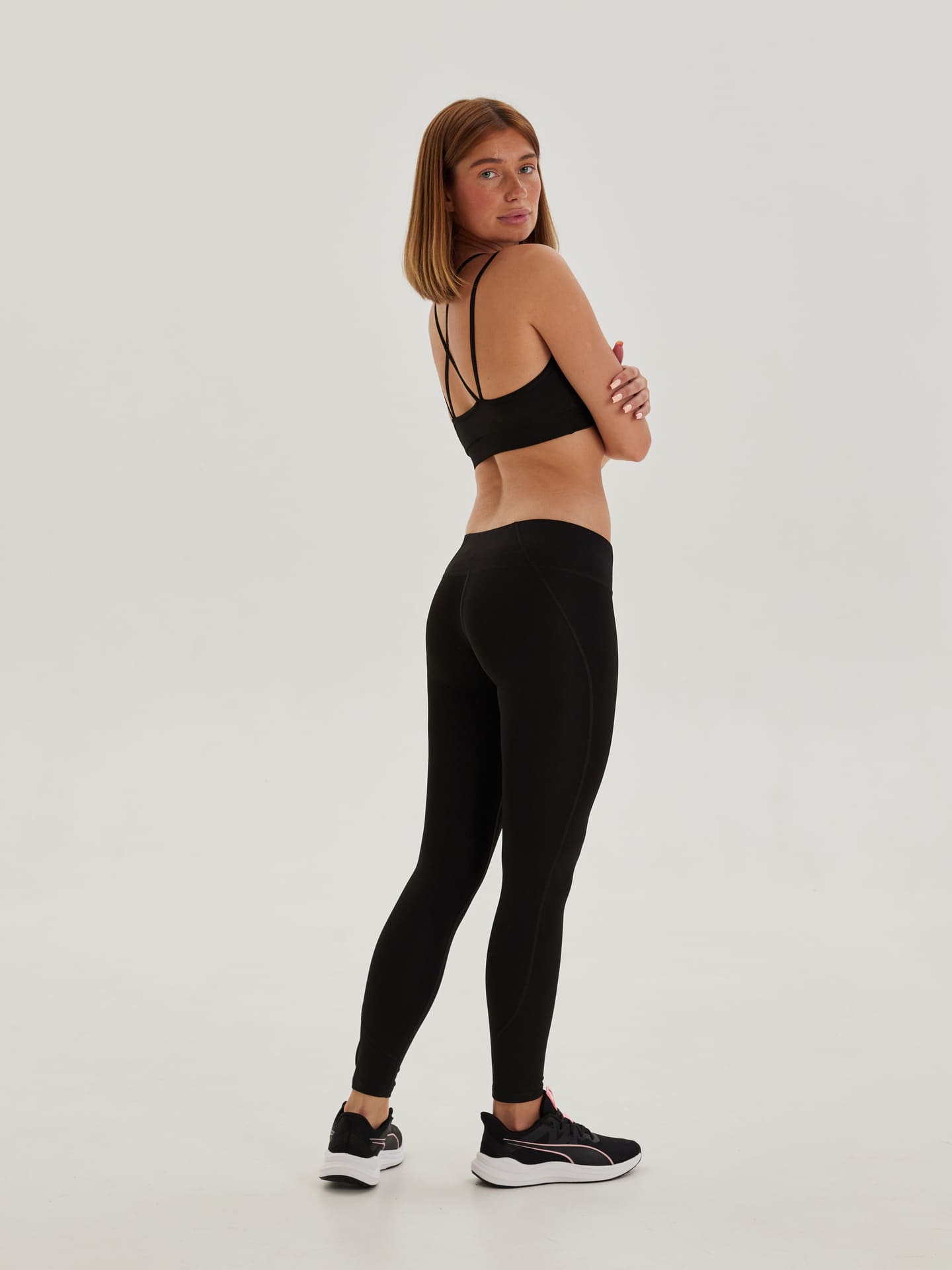 Легинсы низкой посадки женские CHAMP 2FIT Черные