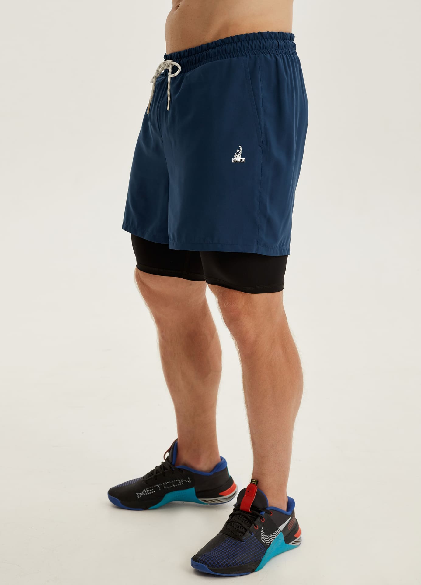 Шорты Двухслойные мужские CHAMP Shorts PRO Синие