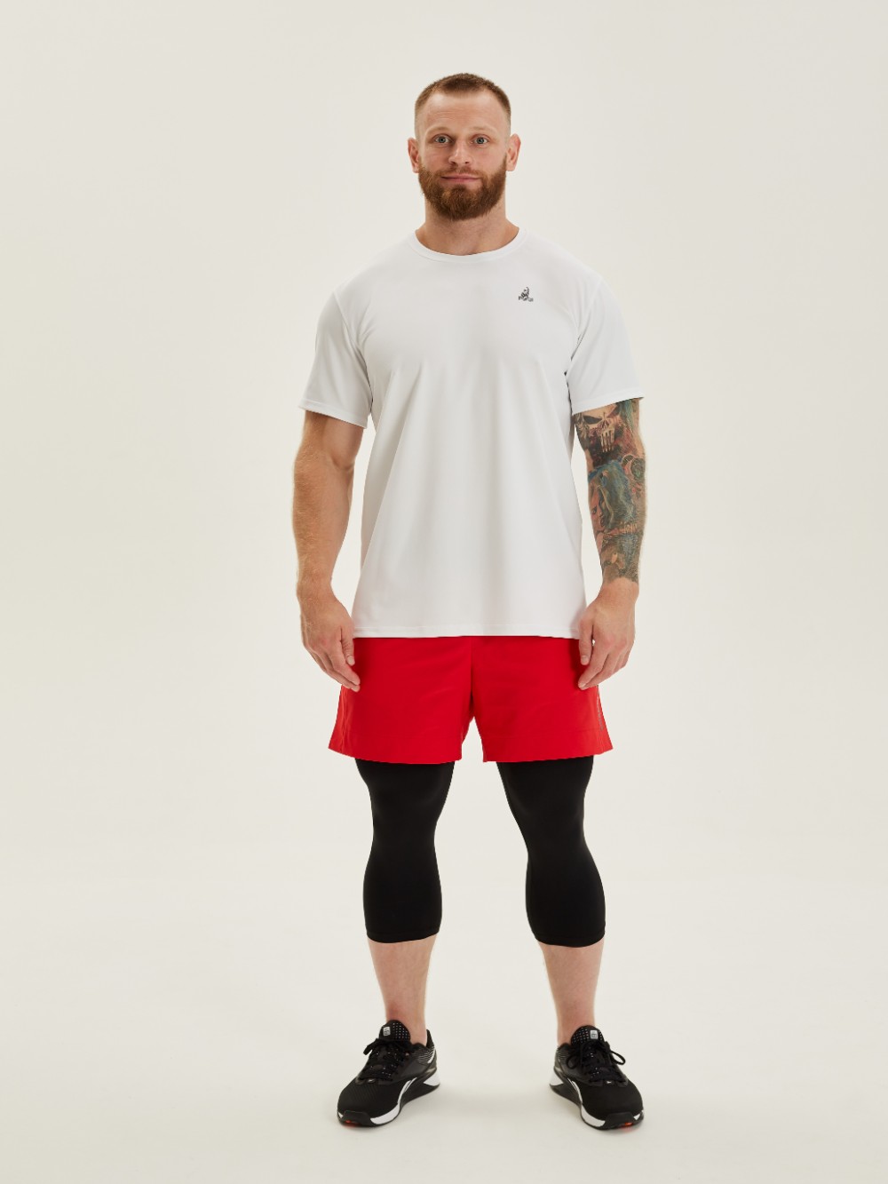 Шорты Двухслойные мужские CHAMP WORKOUT2 Красные