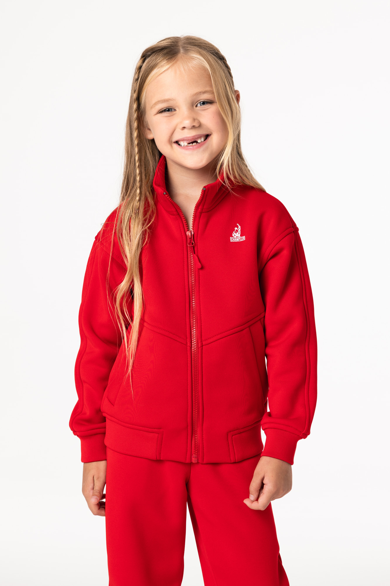 Олимпийка утепленная Детская CHAMP Olimpion Kids Красная