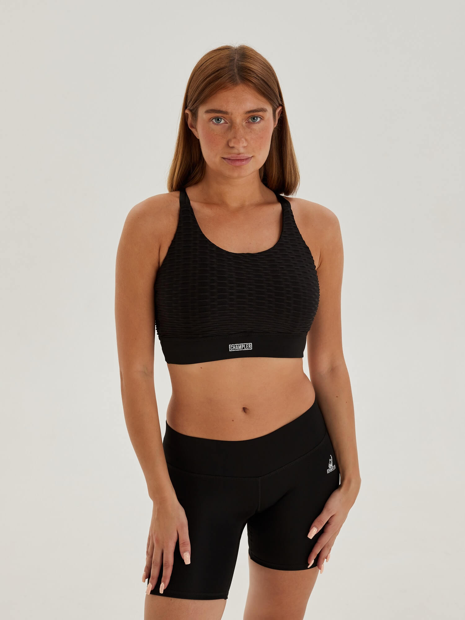 Топ CHAMP Texture Top Черный