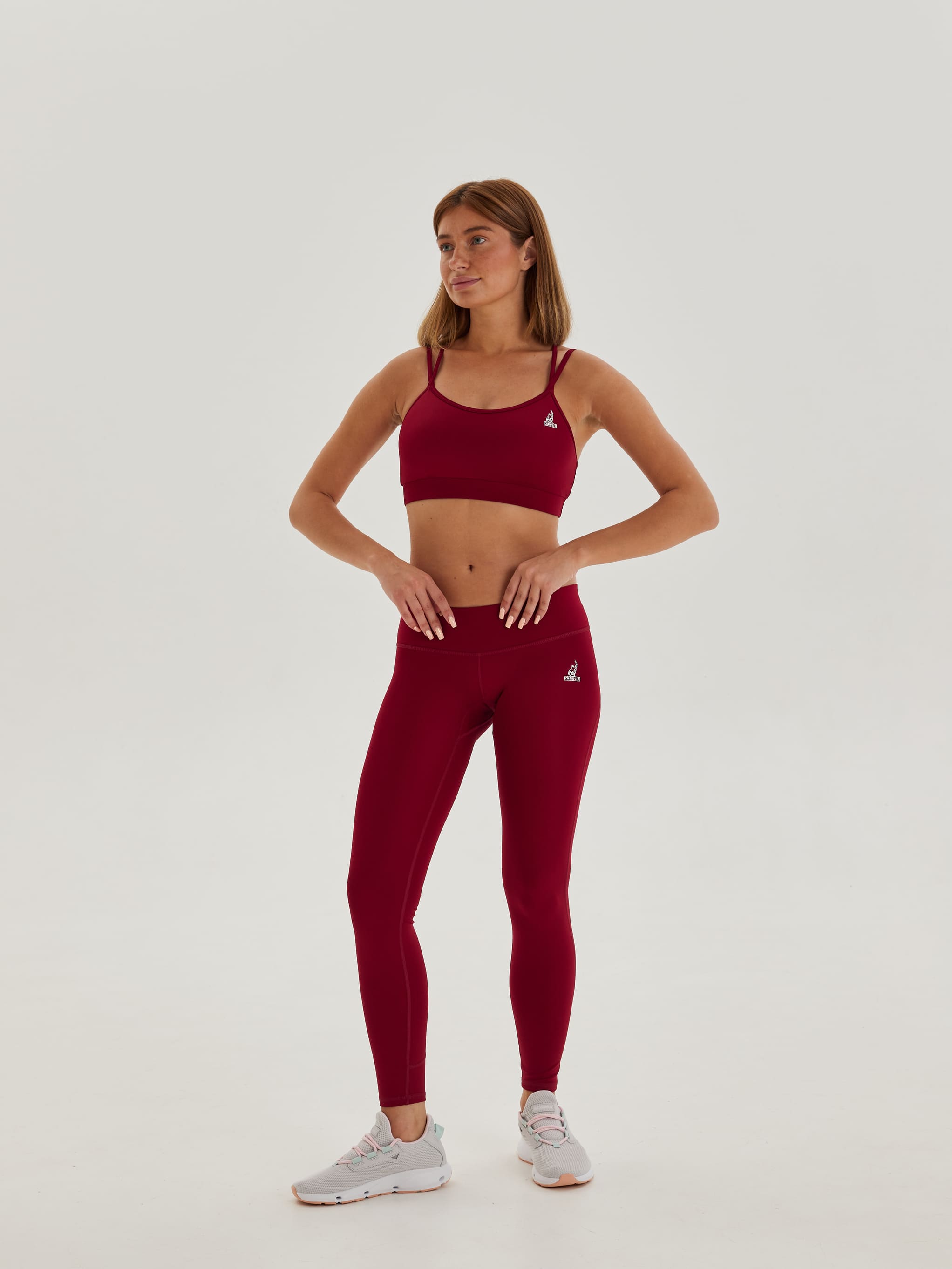 Легинсы низкой посадки женские CHAMP 2FIT Бордо