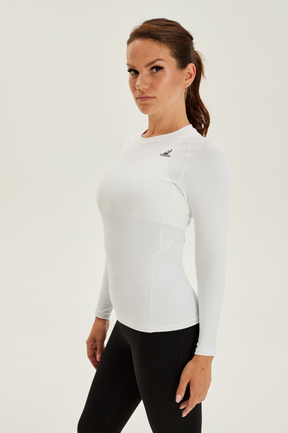 Компрессионный Рашгард женский CHAMP Rashguard Long Белый