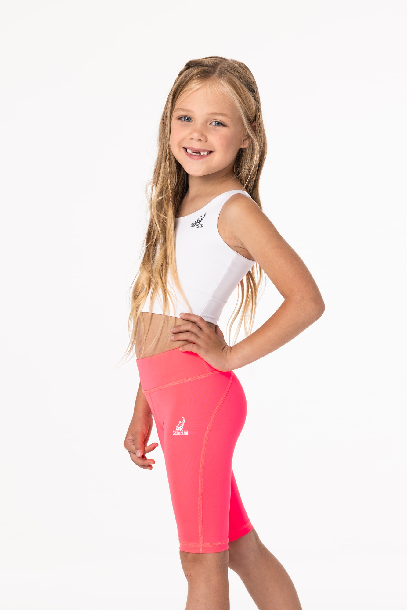 Велошорты Детские CHAMP GO Kids Пинк Неон