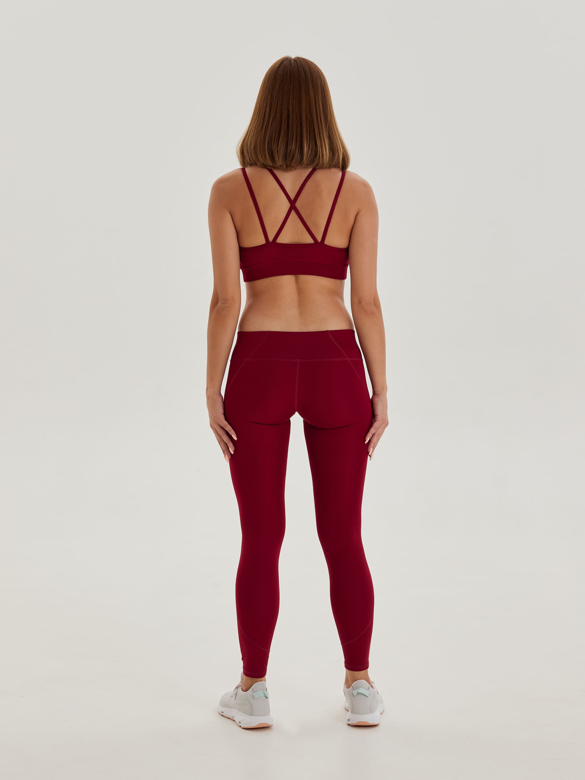 Легинсы низкой посадки женские CHAMP 2FIT Бордо