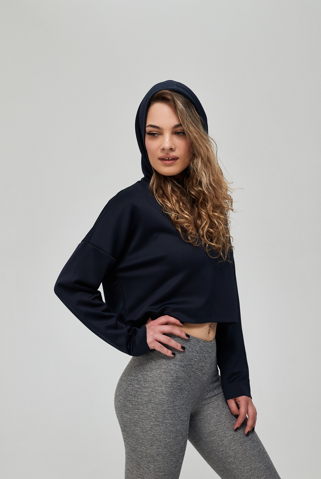 Худи женское CHAMP Style-Fit Темно-синее
