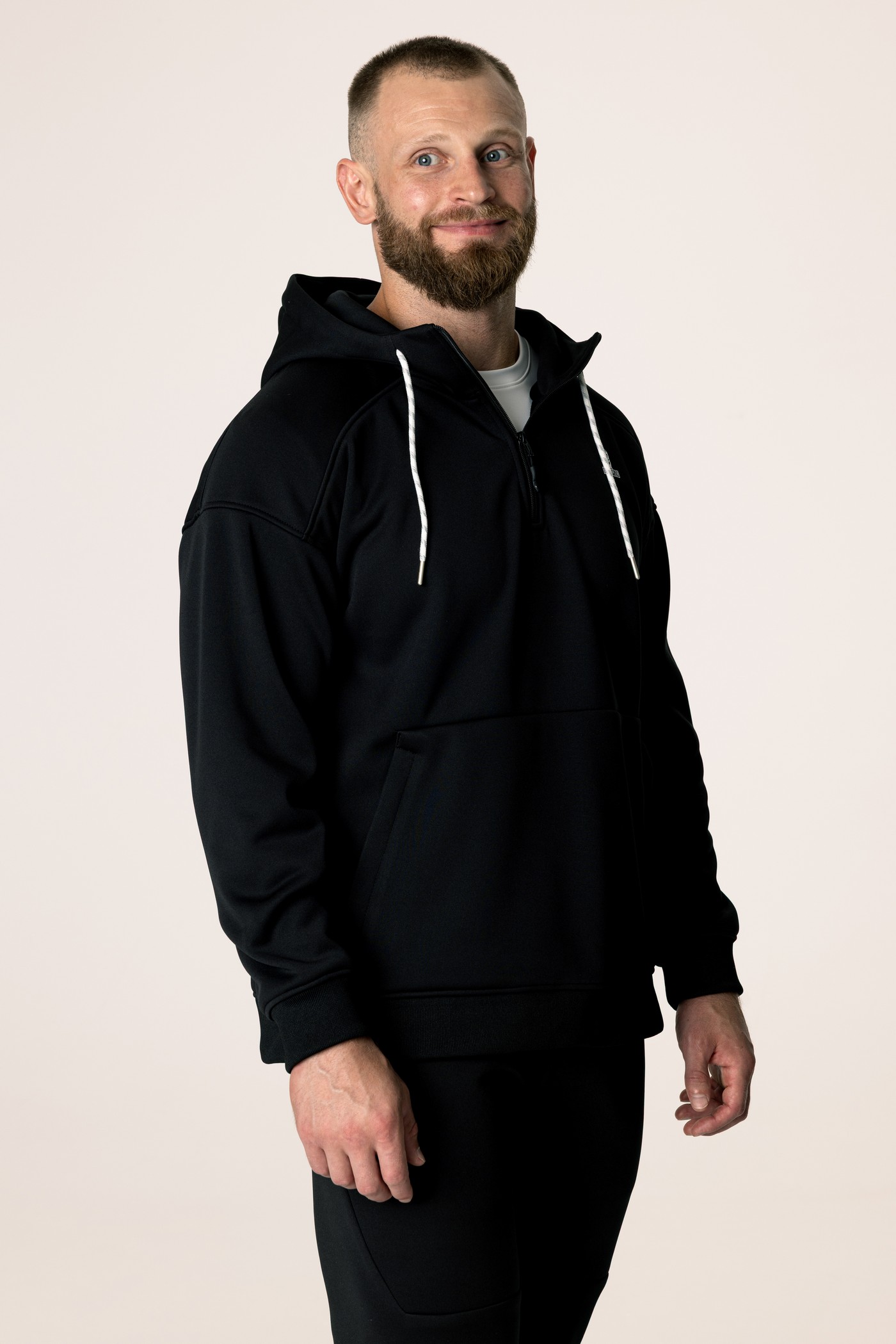 Кофта утепленная мужские с капюшоном CHAMP 2Hoodie Черная