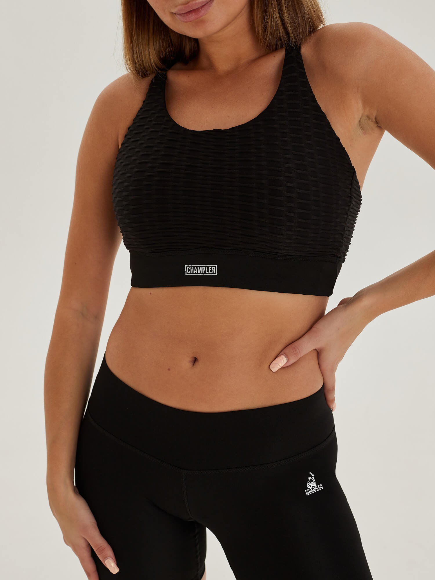 Топ CHAMP Texture Top Черный