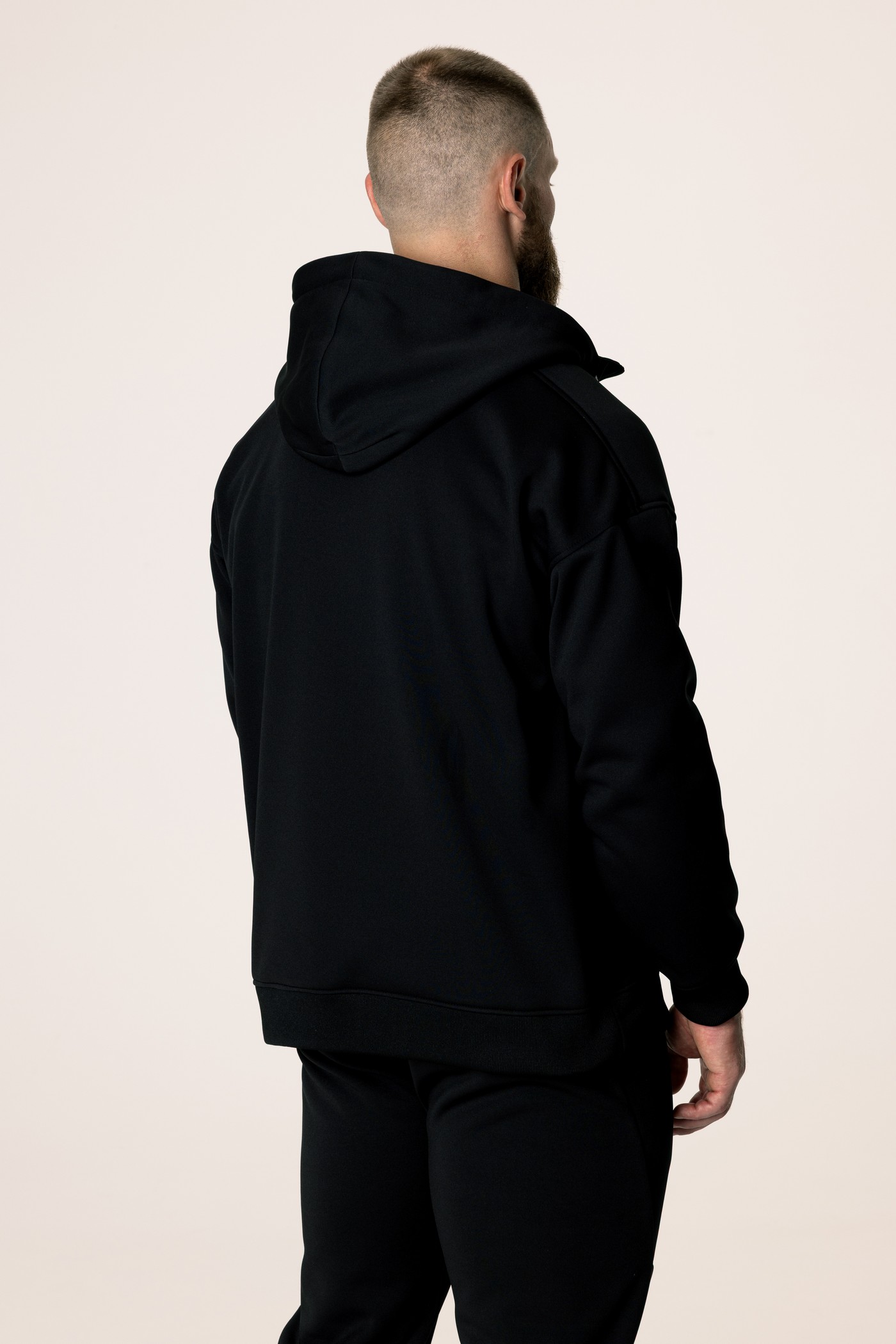 Кофта утепленная мужские с капюшоном CHAMP 2Hoodie Черная