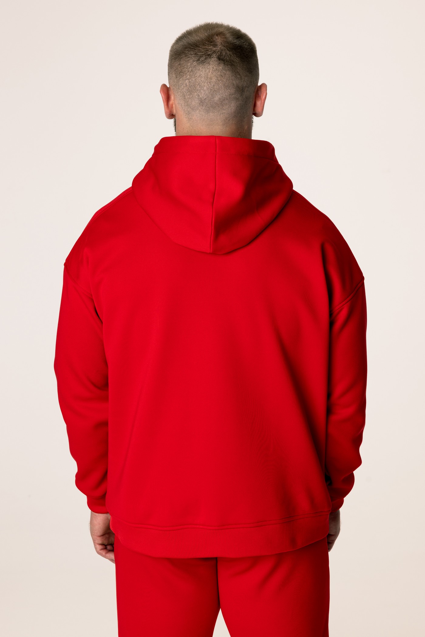 Кофта утепленная мужские с капюшоном CHAMP 2Hoodie Красная