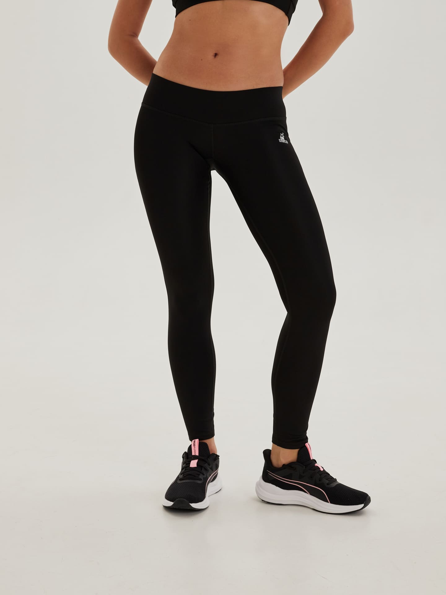 Легинсы низкой посадки женские CHAMP 2FIT Черные