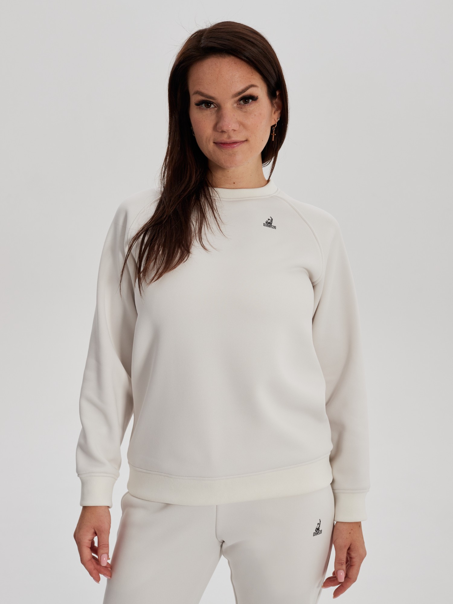Свитшот утепленный женский CHAMP Sweatshirt Айвори