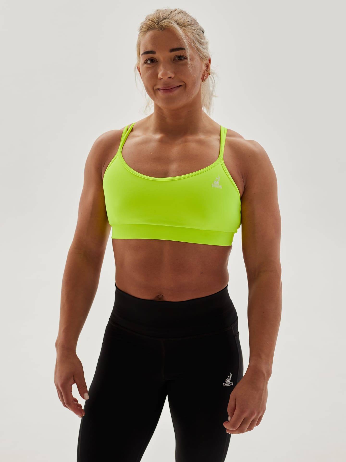 Топ женский CHAMP Crop Top Желтый Неон