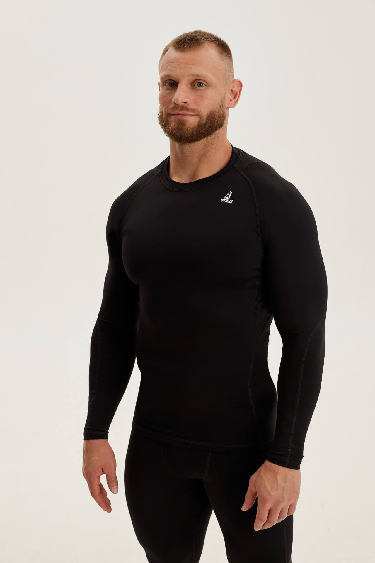 Компрессионный Рашгард Мужской CHAMP Rashguard Long Черный