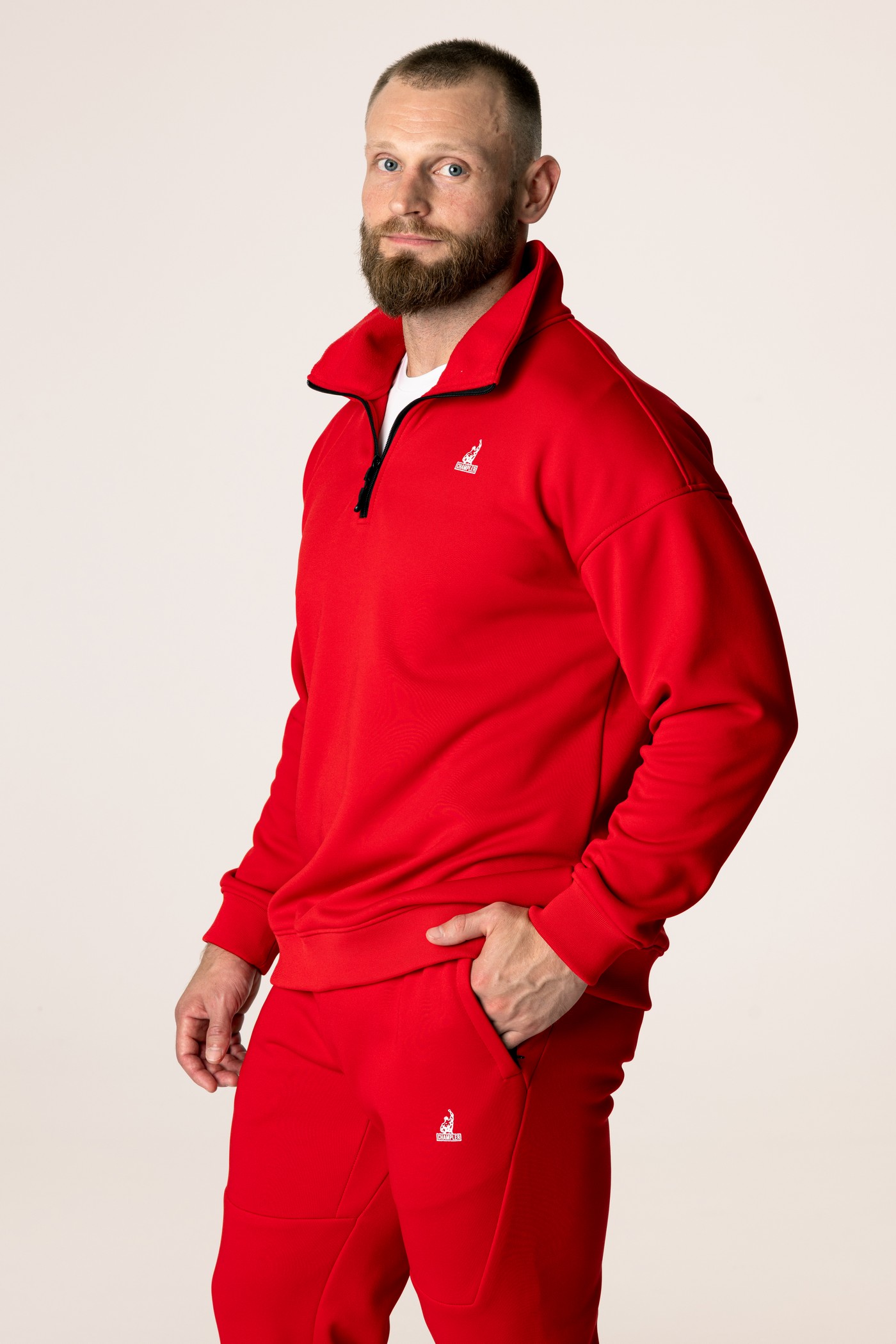 Олимпийка утепленная мужская CHAMP 2Olimpion Красная