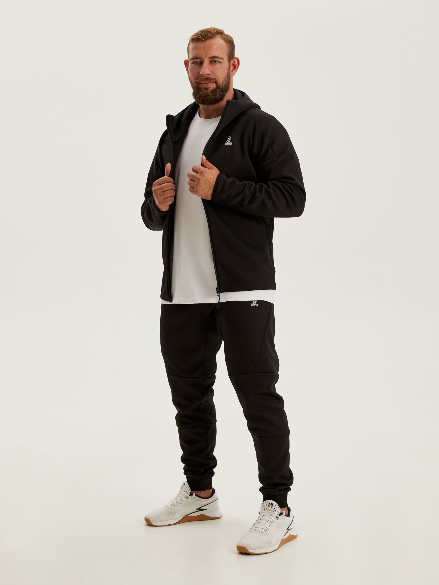Кофта с капюшоном утепленная  мужская CHAMP Hoodie Черная