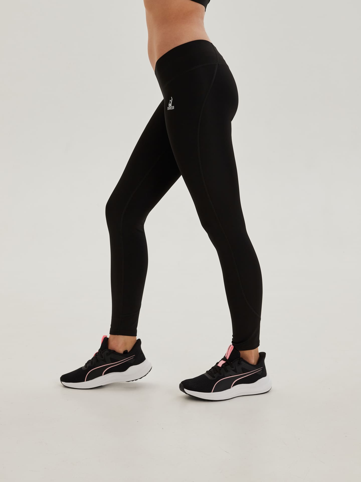 Легинсы низкой посадки женские CHAMP 2FIT Черные