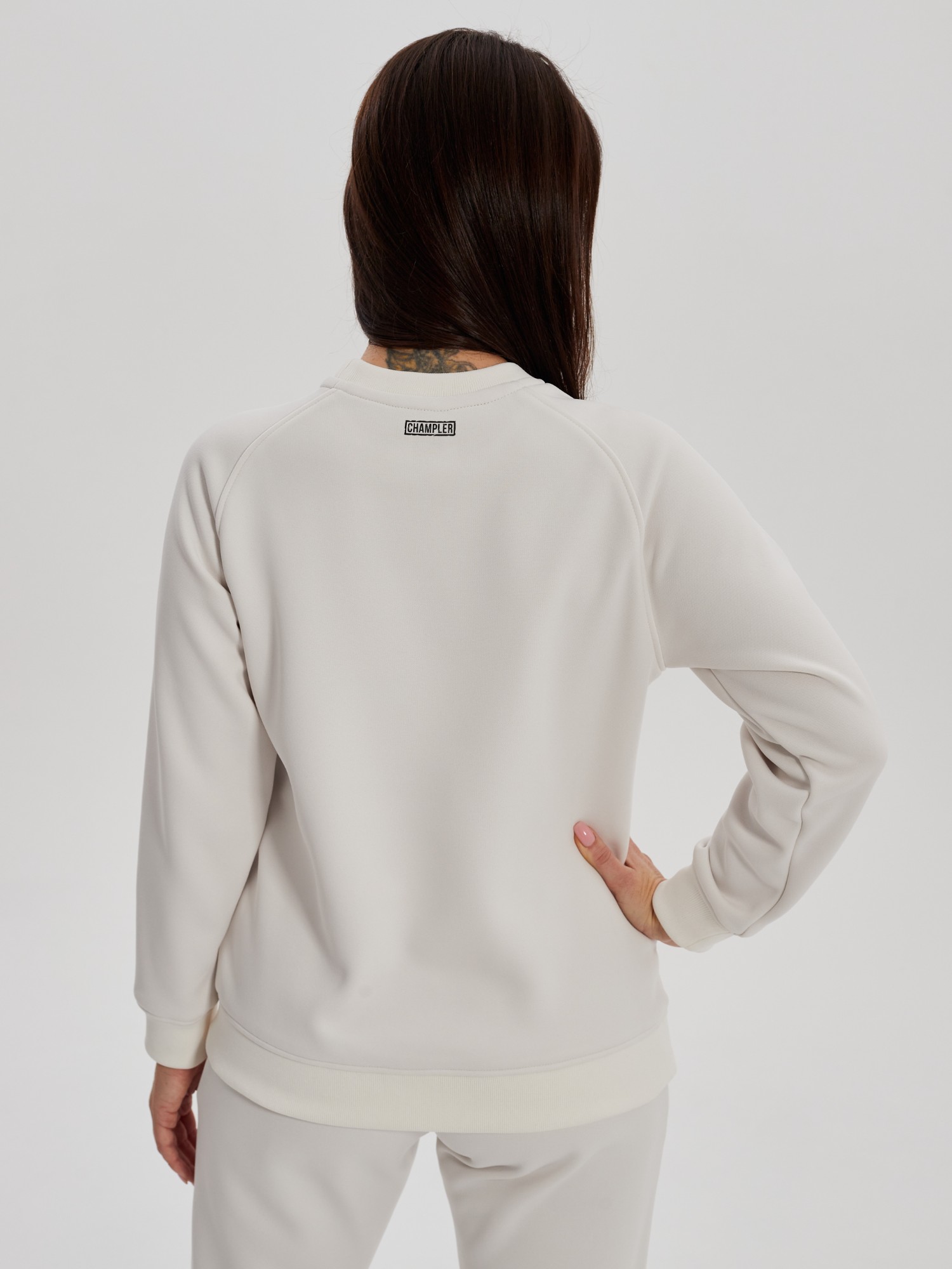 Свитшот утепленный женский CHAMP Sweatshirt Айвори