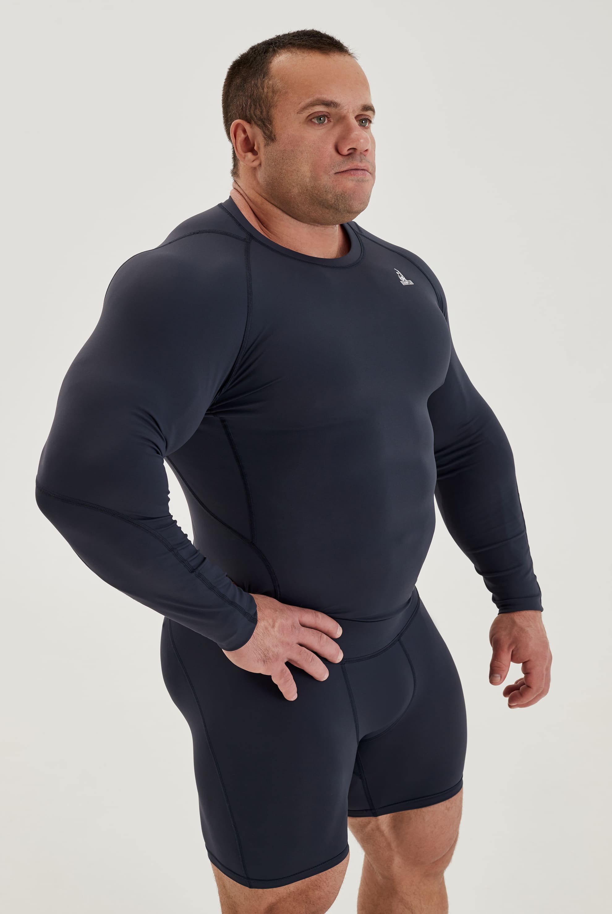 Компрессионный Рашгард Мужской CHAMP Rashguard Long Синий