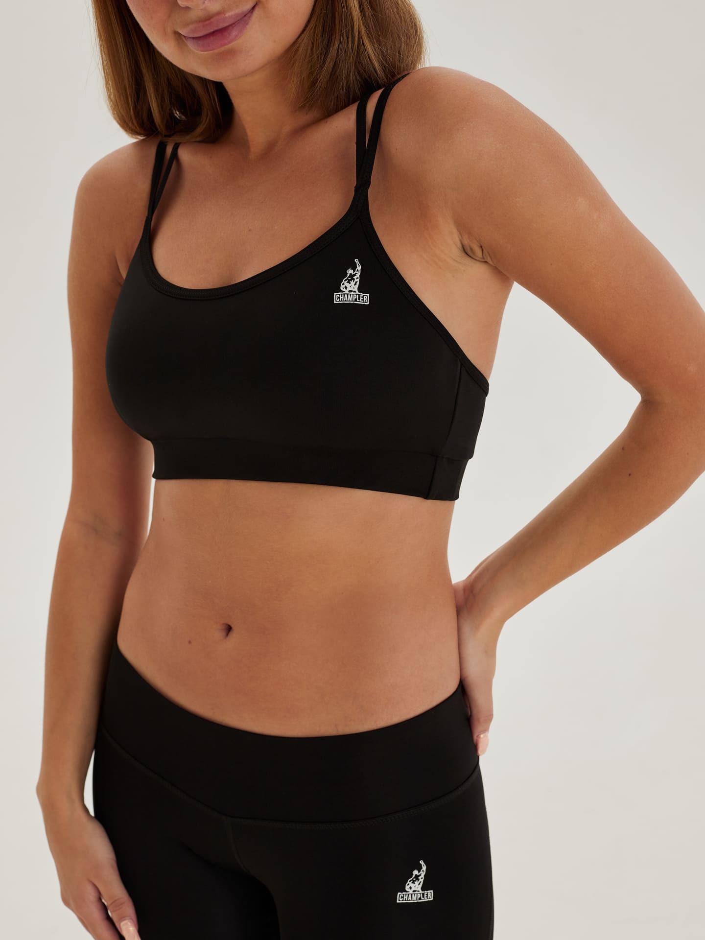 Топ женский CHAMP Crop Top Черный