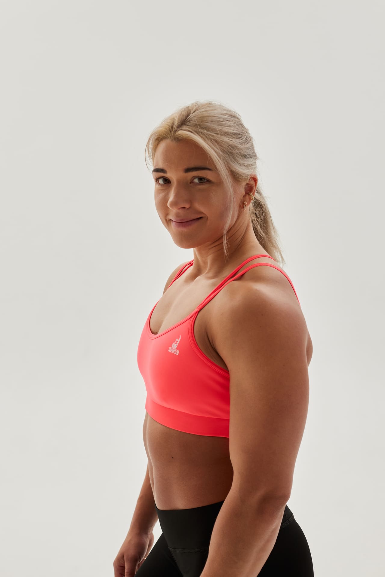 Топ женский CHAMP Crop Top Пинк Неон