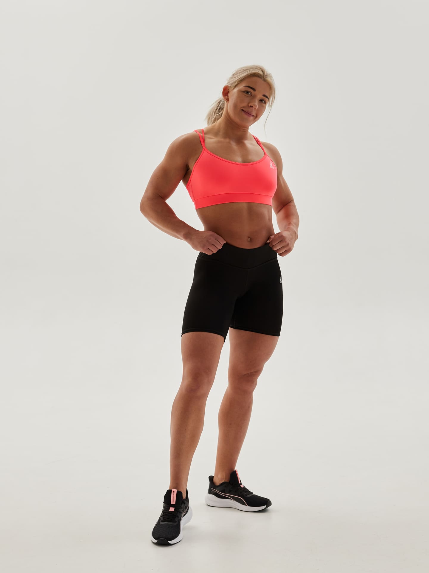 Топ женский CHAMP Crop Top Пинк Неон