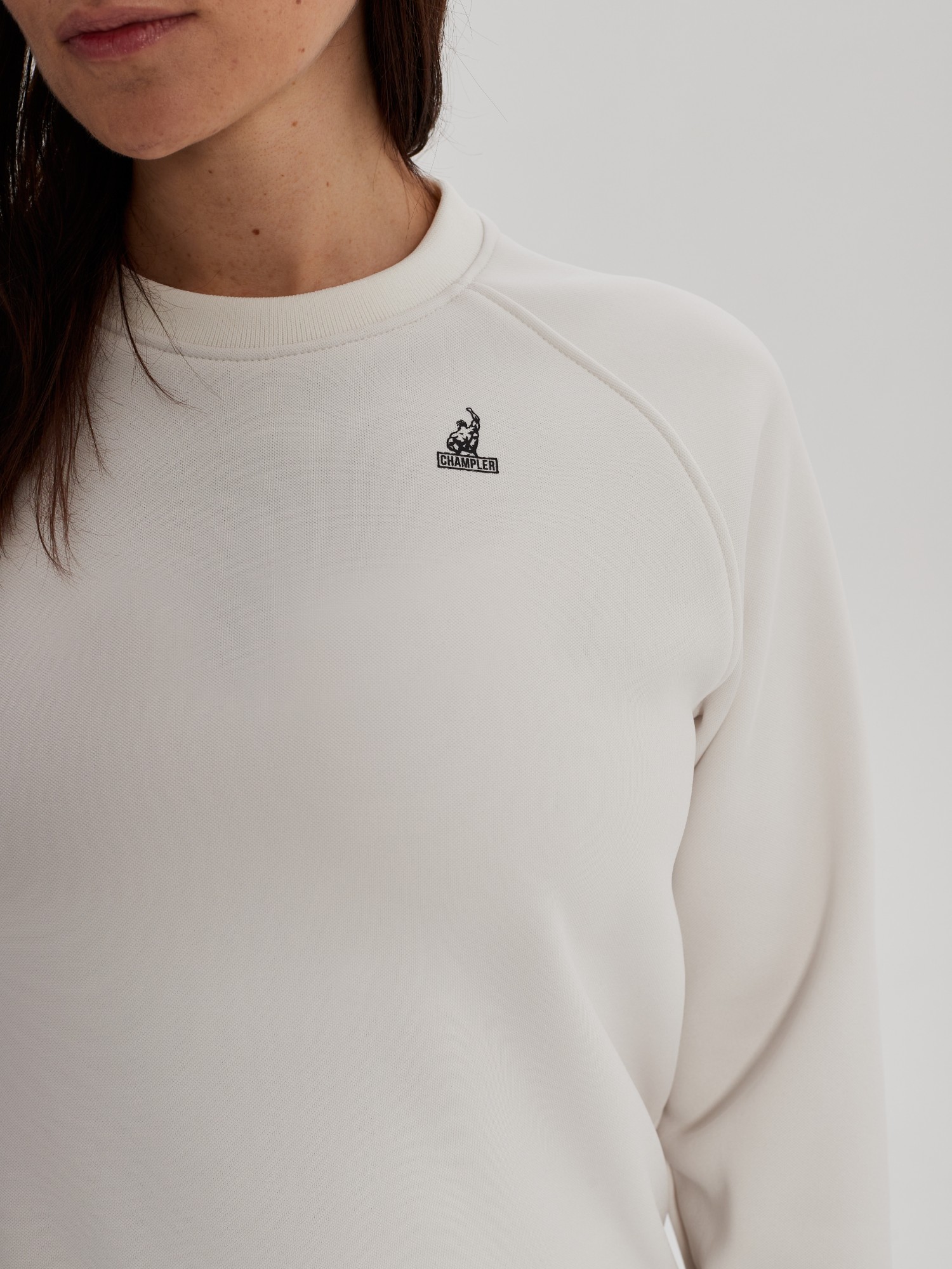 Свитшот утепленный женский CHAMP Sweatshirt Айвори