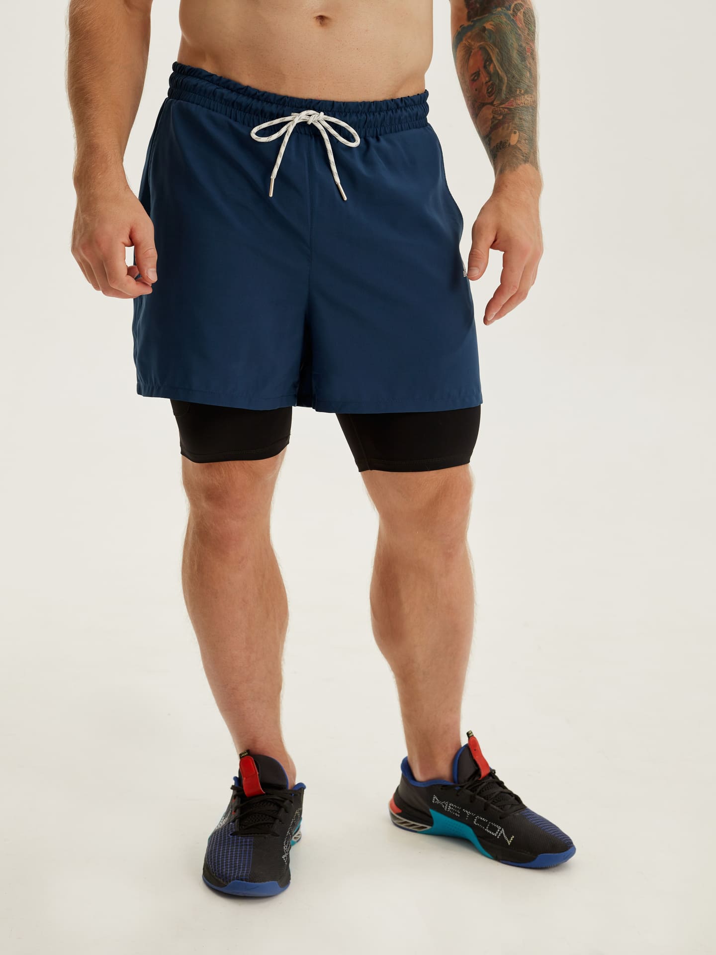 Шорты Двухслойные мужские CHAMP Shorts PRO Синие