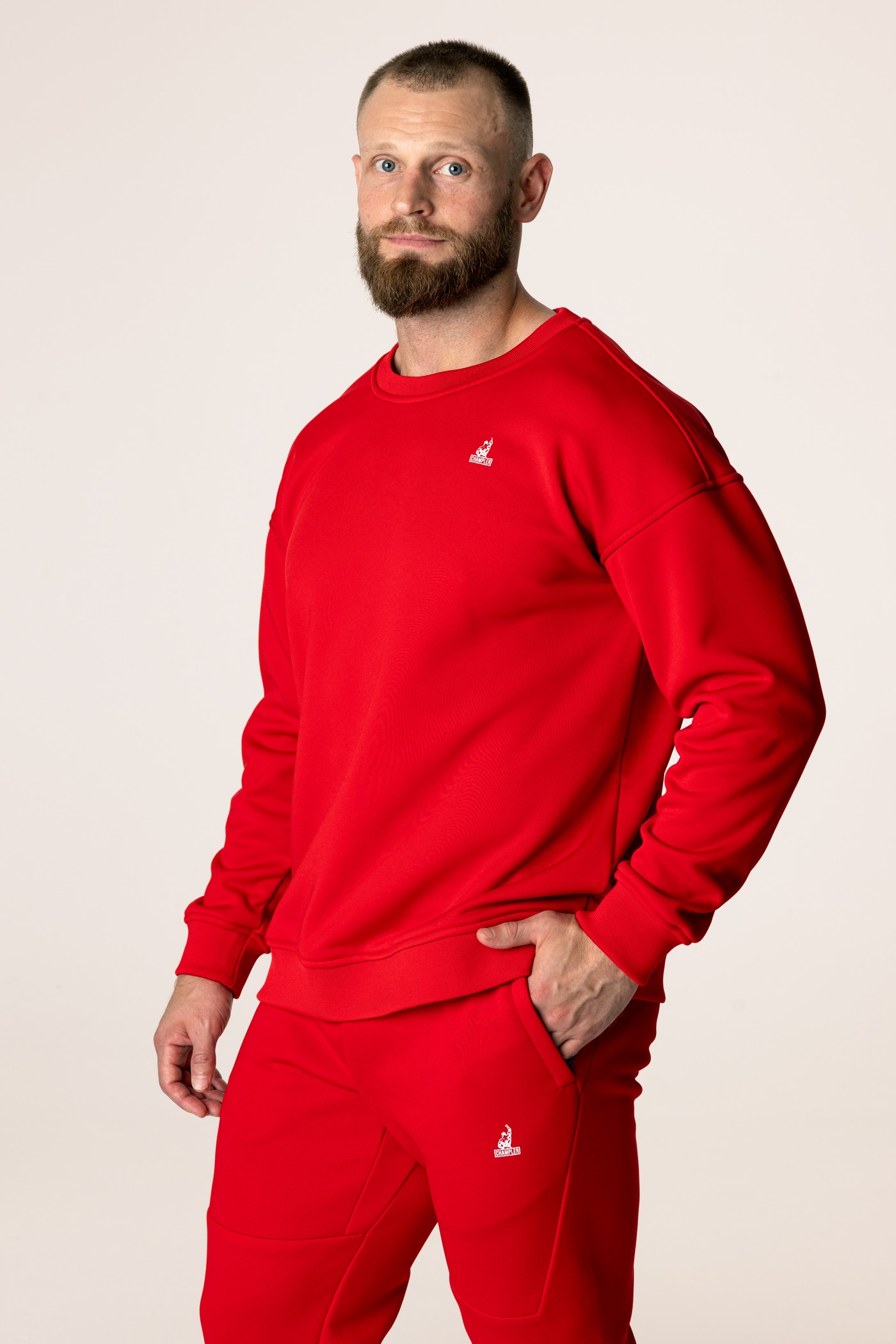 Свитшот утепленный мужской CHAMP 2Sweatshirt Красный