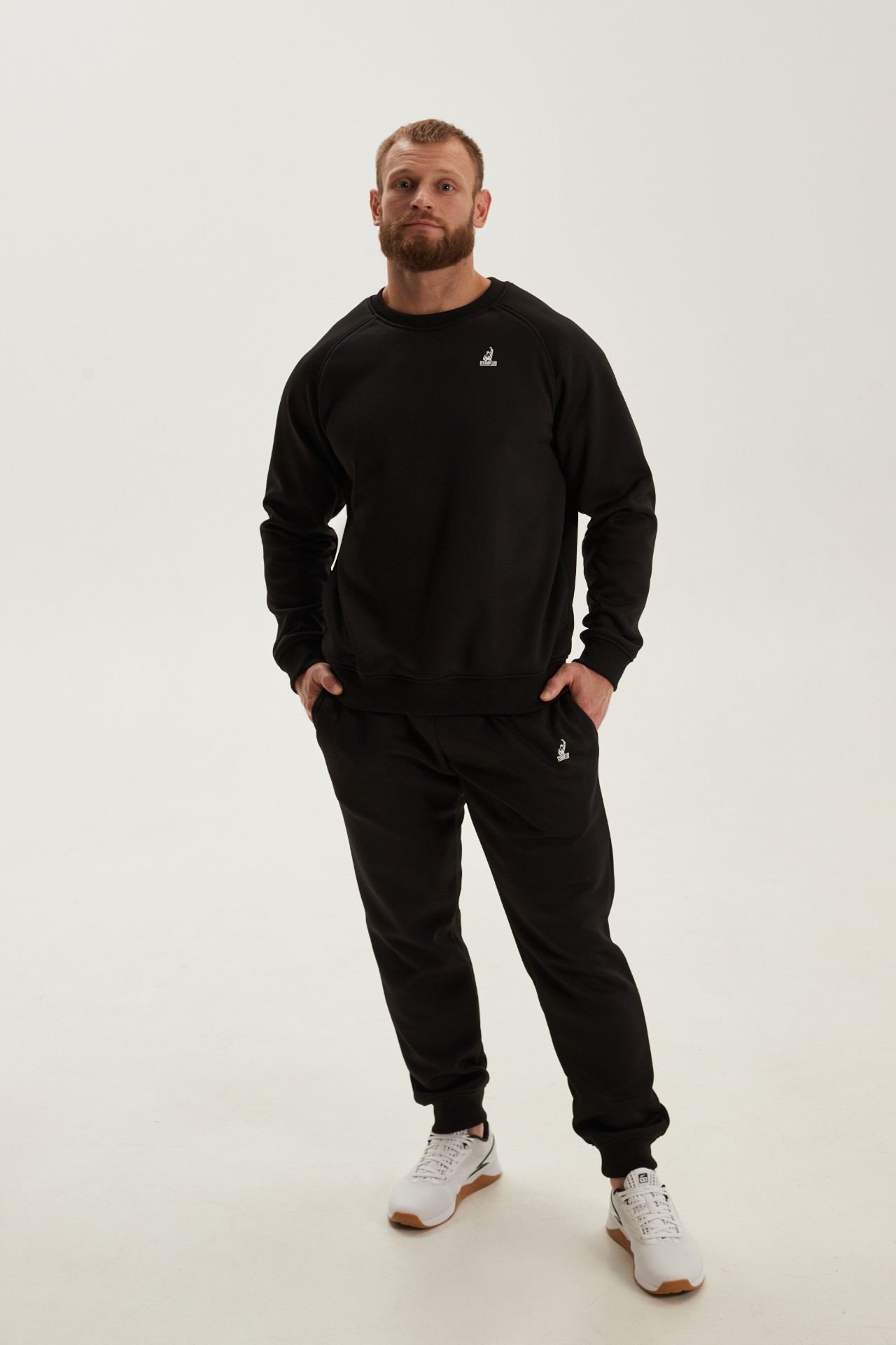 Свитшот утепленный мужской CHAMP Sweatshirt Черный