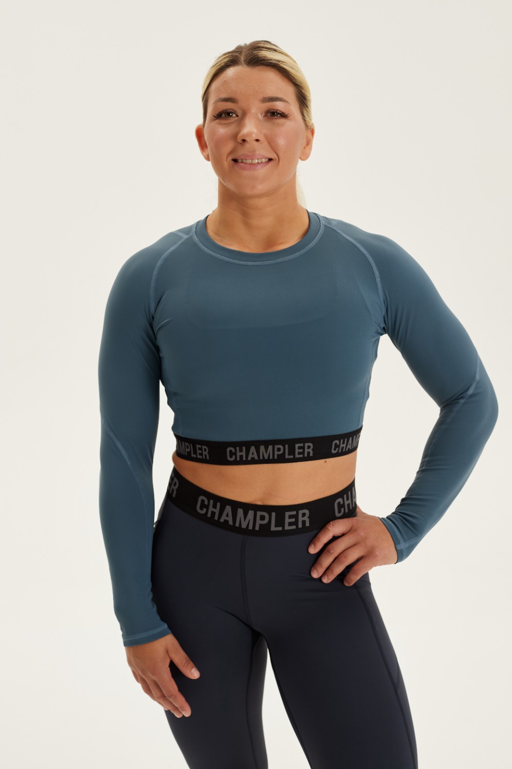 Компрессионный Рашгард женский CHAMP Rashguard UP Аквамарин