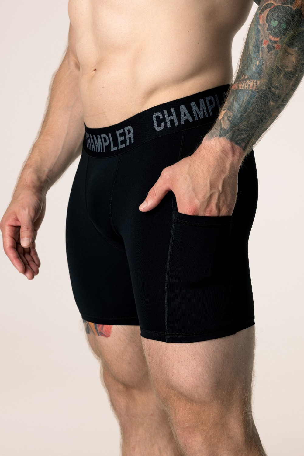Компрессионные Велошорты мужские CHAMP Bike PRO Черные