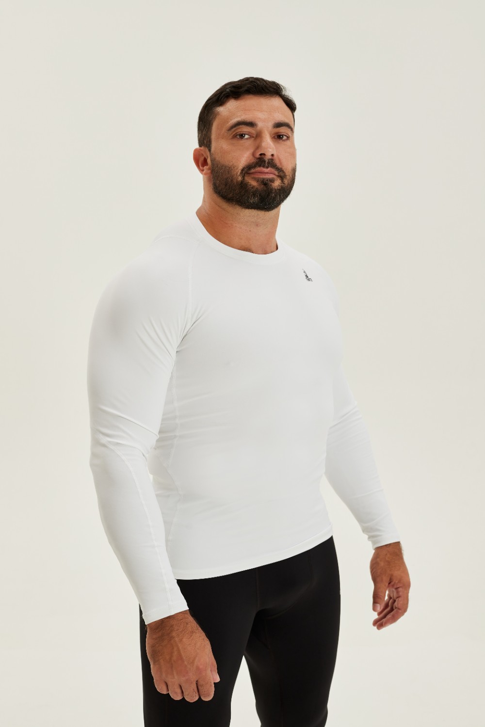 Компрессионный Рашгард мужской CHAMP Rashguard Long Белый