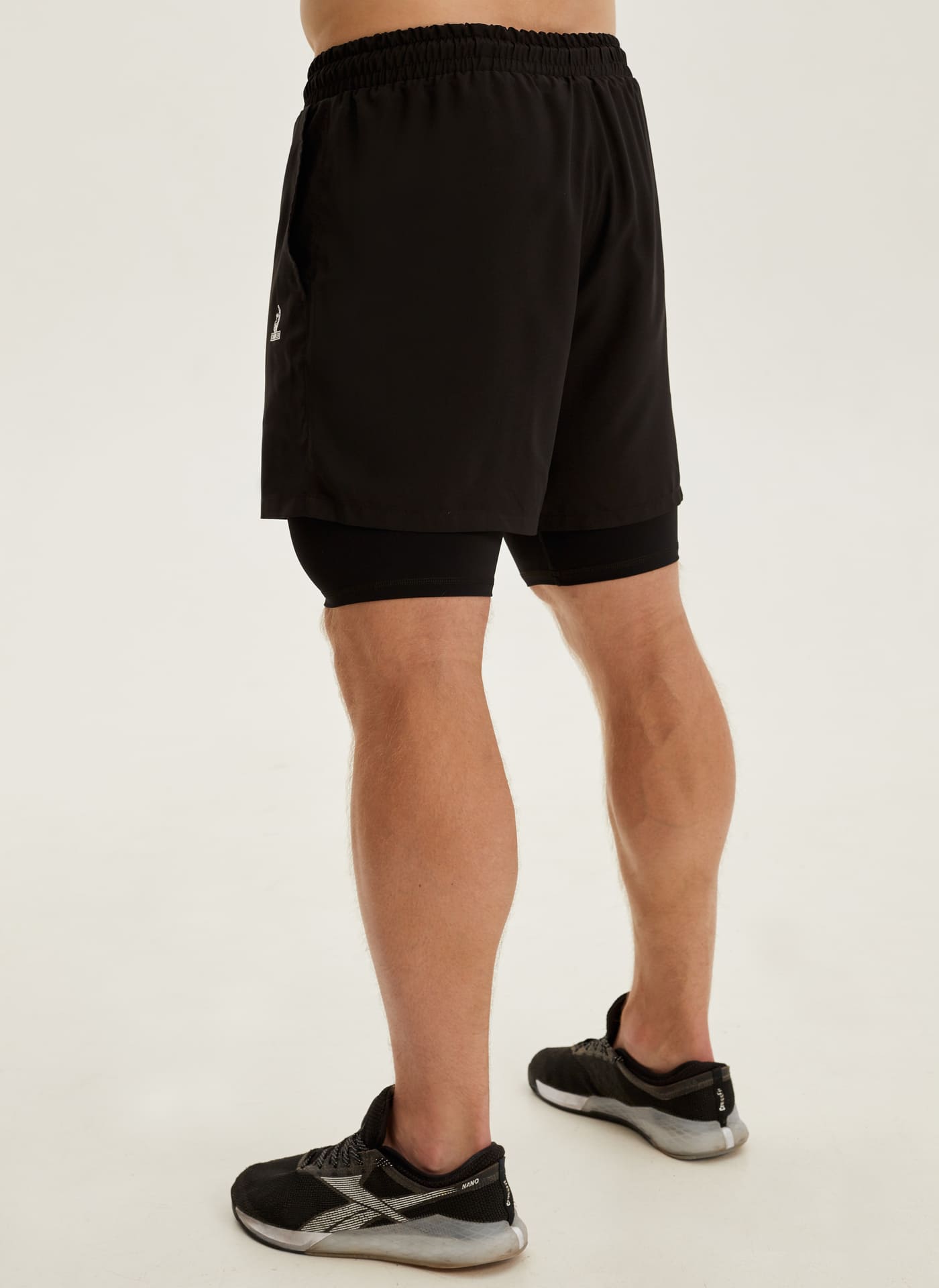 Шорты Двухслойные мужские CHAMP Shorts PRO Черные