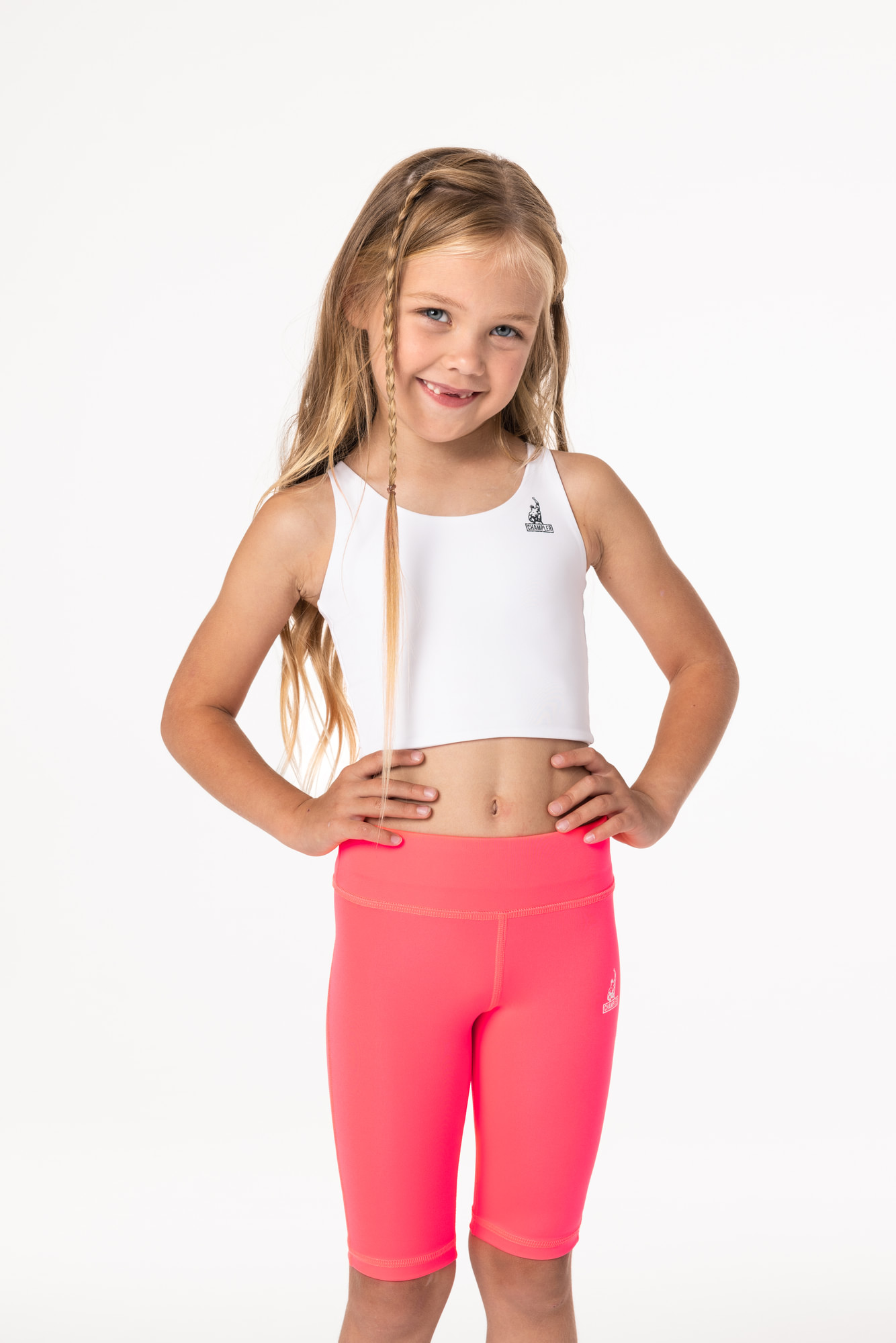 Велошорты Детские CHAMP GO Kids Пинк Неон