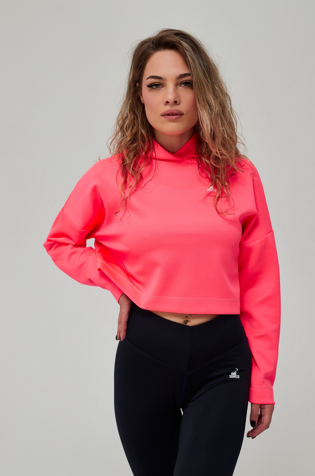 Худи женское CHAMP Style-Fit Розовое
