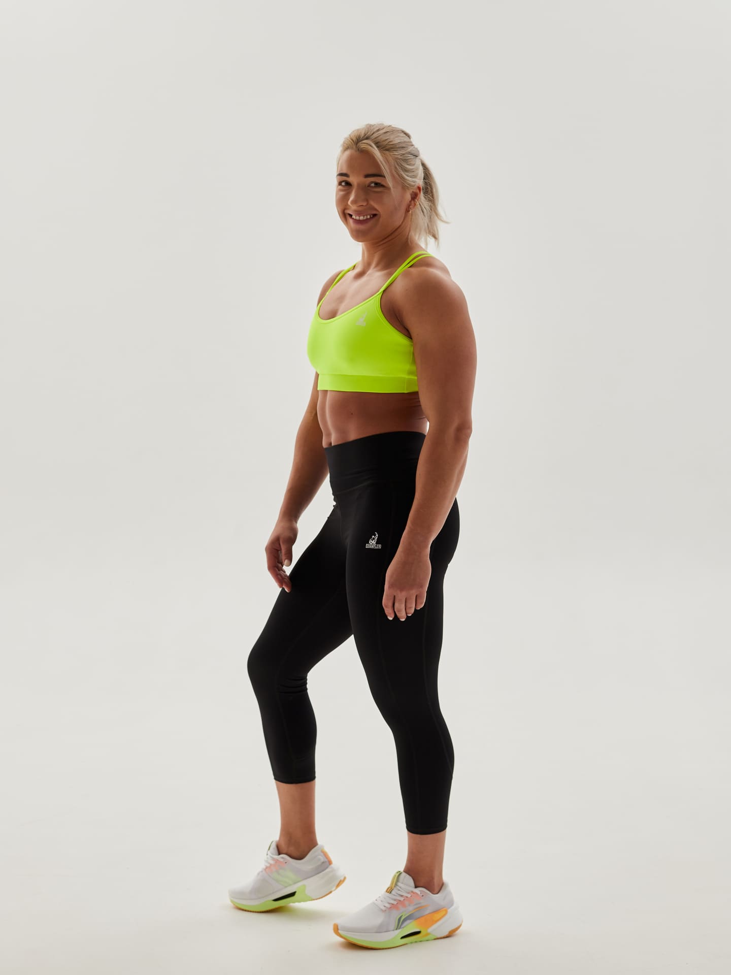 Топ женский CHAMP Crop Top Желтый Неон