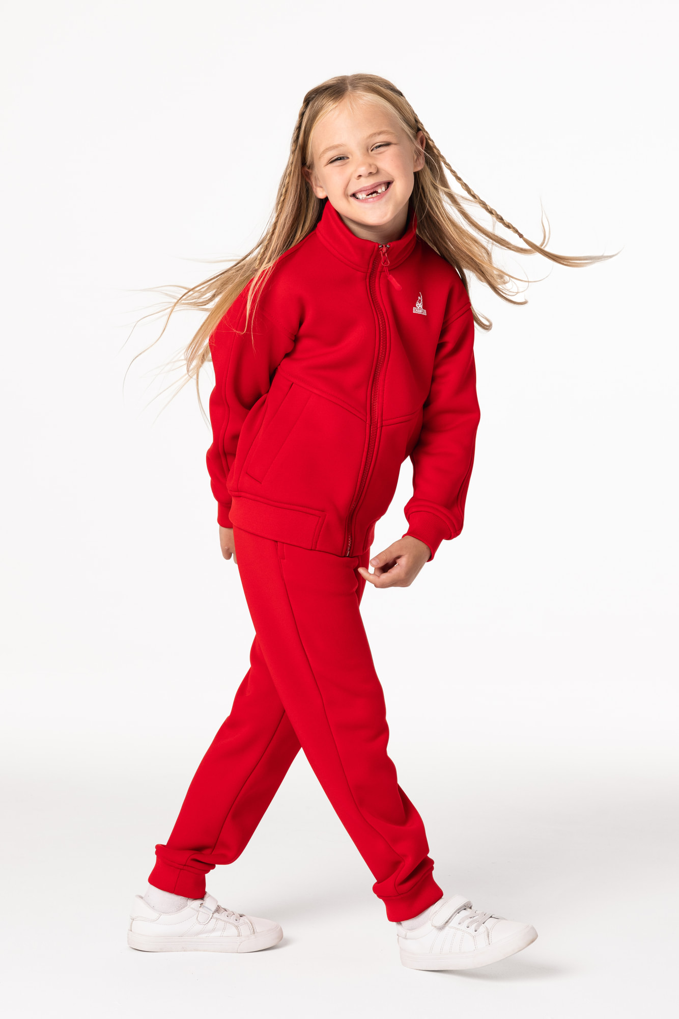 Олимпийка утепленная Детская CHAMP Olimpion Kids Красная