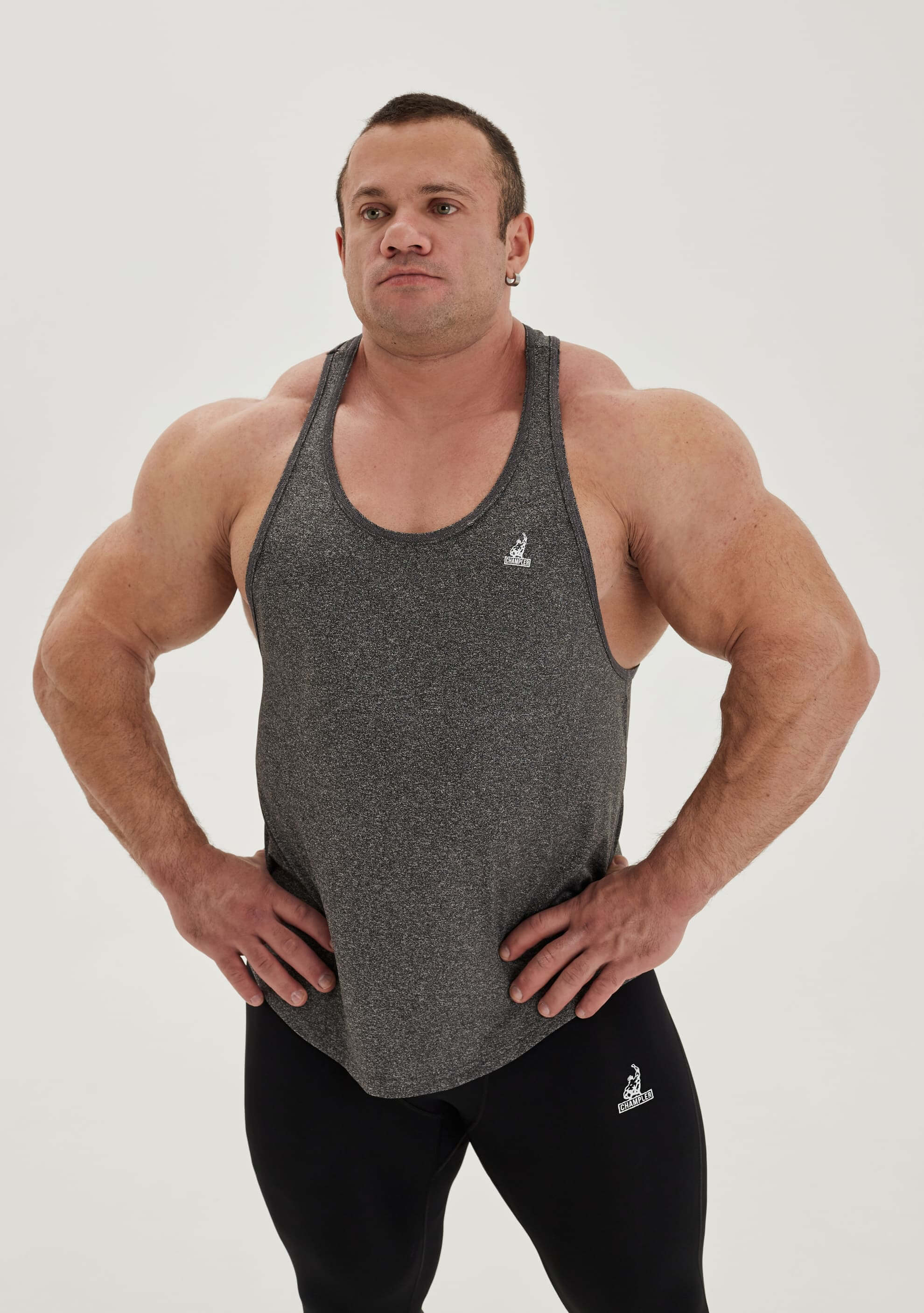 Майка мужская CHAMP Wrestling T-shirt Серая