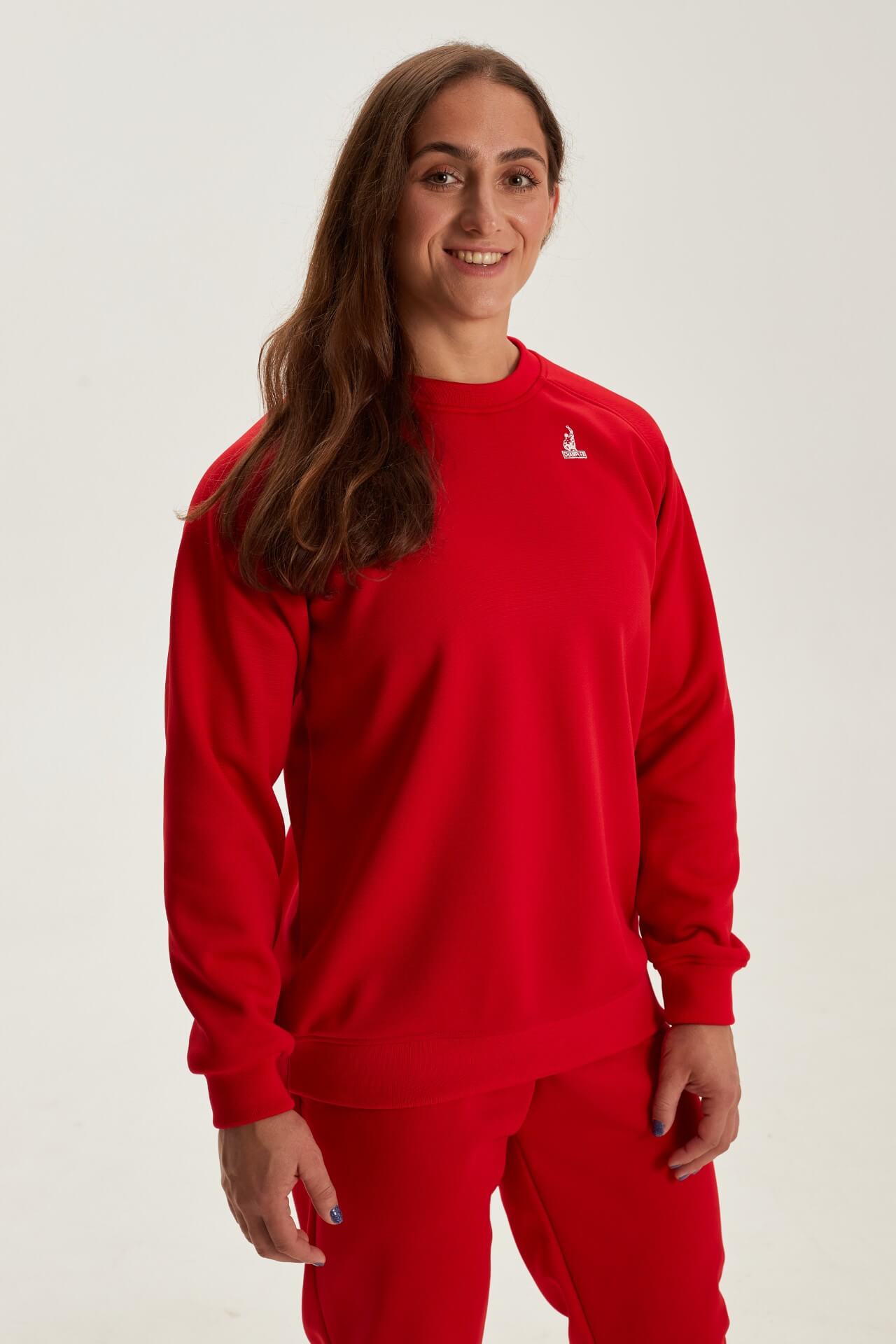Свитшот утепленный женский CHAMP Sweatshirt Красный