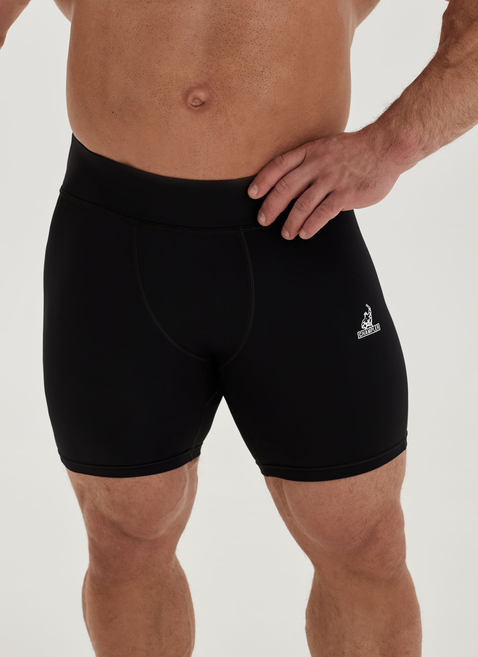 Компрессионные Велошорты мужские CHAMP Bike Shorts Черные