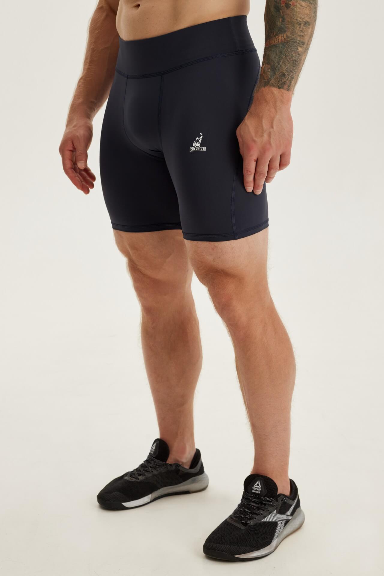 Компрессионные Велошорты мужские CHAMP Bike Shorts Синие
