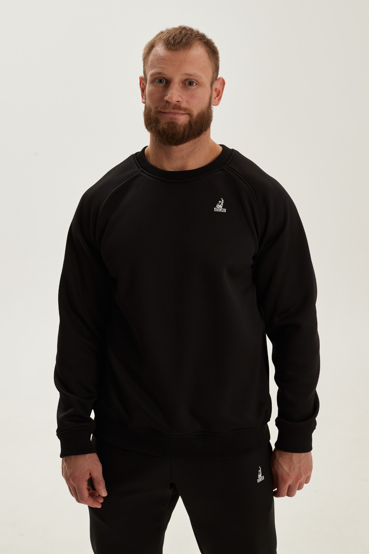 Свитшот утепленный мужской CHAMP Sweatshirt Черный